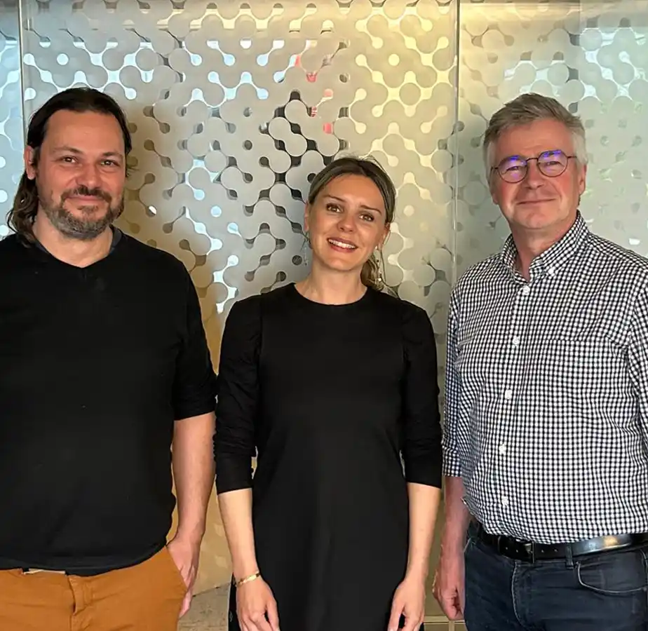 Thierry Gautier, Maryline Pereira and Jérôme Rousseau